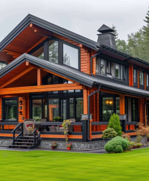 photorealistic-house-with-wooden-architecture-timber-structure